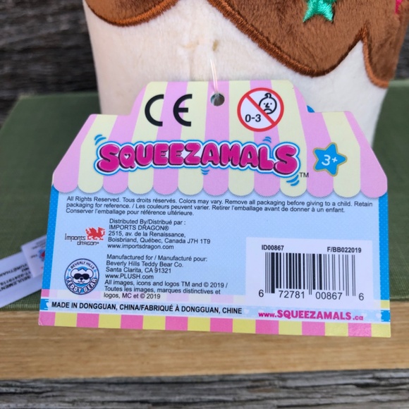 Squeezamals Peta Marshmallow Series 2 Desserts stuffed plush toy scented ©️2019 - Picture 8 of 13